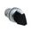 Allen-Bradley 800FMSM22PX10 Illuminated Round Metal Selector Switch