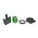 Allen-Bradley 800FPP3PN5G Illuminated Round Plastic Pilot Light Operator