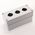 Allen-Bradley 800F3MM Metal Enclosure 3 Gang IP66