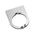 Allen-Bradley Legend Plate 30x40mm Aluminum with Black Legend Text