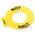 Allen-Bradley Emergency Stop Legend Plate NO HALT Yellow 60mm Round