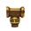Tee Piece Coupling Metric | Swivel Male Branch T | 10mm Tube Compatibility | @Pack of 5 | by Wurth