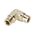 Push-In Connector 90° | Durable Brass | Easy Wire Connection | @Pack of 5 | by Wurth