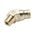 Push-in Connector 45 Degree NPTF Male Thread Brass | Durable & Corrosion Resistant | @Pack of 5 | by Wurth