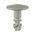Turn-Lock Fastener | Quick Fastening | Steel Construction | Silver Color | @Pack of 10 | by Wurth
