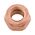 Exhaust Slotted Nut M12 | Copper Plated Steel | DIN 14440 Compliant | @Pack of 10 | by Wurth