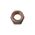 Exhaust Slotted Nut | Reduced Wrench Size | Copper-Plated Steel | @Pack of 10 | by Wurth