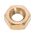 Hexagon Nut ISO 4032 Brass | M8 Nominal Diameter | RoHS Compliant | Plain Surface | @Pack of 100 | by Wurth