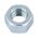 Hexagon Nut Imperial | 3/8 Inch UNC Thread | Zinc Plated Steel | High Strength GR5 | @Pack of 25 | by Wurth