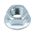 Serrated Locking Nut M5 | Steel Strength Class 8 | Zinc-Plated & Blue Passivated | @Pack of 50 | by Wurth