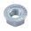 Serrated Locking Nut | Steel Strength Class 8 | Zinc-Plated & Blue Passivated | @Pack of 25 | by Wurth