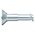 ASSY 4 CSMP HO Universal Screw | Zinc Plated | Countersunk Milling Pocket Head | RW20 Drive | @Pack of 100 | by Wurth