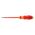 VDE Flat Slotted Screwdriver | Insulated for Live Parts | 100mm Blade Length | by Wurth