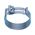Screwless Hose Clamp Low Overall Height | Stainless Steel A2 | 8mm Band Width | @Pack of 5 | by Wurth