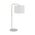 Table Lamp ES Drum Adjustable Marble Black 220mm CLA Lighting