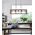 Pendant Light 5 Light ES Rectangular Oak Wood 1066mm CLA Lighting