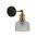 Wall Light ES Dome Clear Glass Antique Brass CLA Lighting