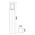 Bollard Light LED 7W 3000K Triangle Grey IP54 800mm CLA Lighting