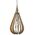 Pendant Light 6 Light ES Winter Moss Tear Drop 492mm CLA Lighting