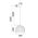 Pendant ES Black Embossed Dome Gold Interior 300mm CLA Lighting