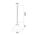 Pendant Light ES White Small Coolie 220mm x 140mm CLA Lighting