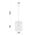 Pendant Light ES Cylinder Bamboo Cage 250mm x 360mm CLA Lighting