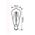 LED Globe BC Pear Filament 8W 2700K Clear Dimmable CLA Lighting