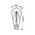 LED Globe ES Pear Filament 8W 6000K Clear Dimmable CLA Lighting