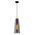 Pendant Light ES Smoke Glass Ellipse Raindrop 135mm CLA Lighting