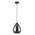 Pendant Light ES Smoke Glass Oval Raindrop 200mm CLA Lighting