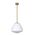 Pendant Light ES Dome Glass Matt Black Frosted 280mm CLA Lighting