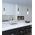 Pendant SES Cut Glass Oblong Matt Black Brass 90mm CLA Lighting