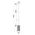 Pendant SES Cut Glass Oblong Matt Black Brass 90mm CLA Lighting