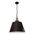 Pendant ES Bell Antique Brass Grey Travertine 450mm CLA Lighting