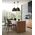 Pendant ES Bell Black Metal Grey Travertine 450mm CLA Lighting