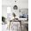 Pendant Light ES Rattan Ellipse Matte Black 340mm CLA Lighting