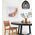 Pendant Light ES Rattan Ellipse Matte Black 340mm CLA Lighting