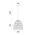 Pendant Light ES Rattan Ellipse Matte Black 340mm CLA Lighting
