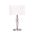 Table Lamp ES Drum Crystal Body Chrome White 300mm CLA Lighting