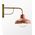 Wall Light ES Dome Aged Copper IP23 Brass Bracket CLA Lighting