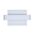 Wall Light 6W Rectangular Curved Matt White 3000K CLA Lighting