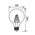 LED Globe ES G95 Filament 6W 2700K Clear Dimmable CLA Lighting