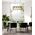 Pendant 4 Light ES Rectangular Cage Brass 630mm CLA Lighting