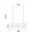 Pendant 4 Light ES Rectangular Cage Brass 630mm CLA Lighting