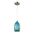 Pendant Light ES Green Glass Ellipse Swirls 120mm CLA Lighting