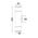 Pillar Light Up Down 12V MR16 Anti-Glare Black IP65 CLA Lighting