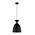 Pendant Light ES Bell Iron Brass Matt Black 220mm CLA Lighting