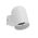 Outdoor Wall Light GU10 Oval Matt Black IP65 CLA Lighting