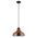 Pendant Light ES Copper Coloured Glass Dome 280mm CLA Lighting