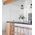 Pendant Light ES Trapezium Wood Matt Black 170mm CLA Lighting